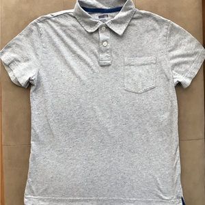 Final sale EUC Crazy 8 grey cotton polo shirt for boys size L